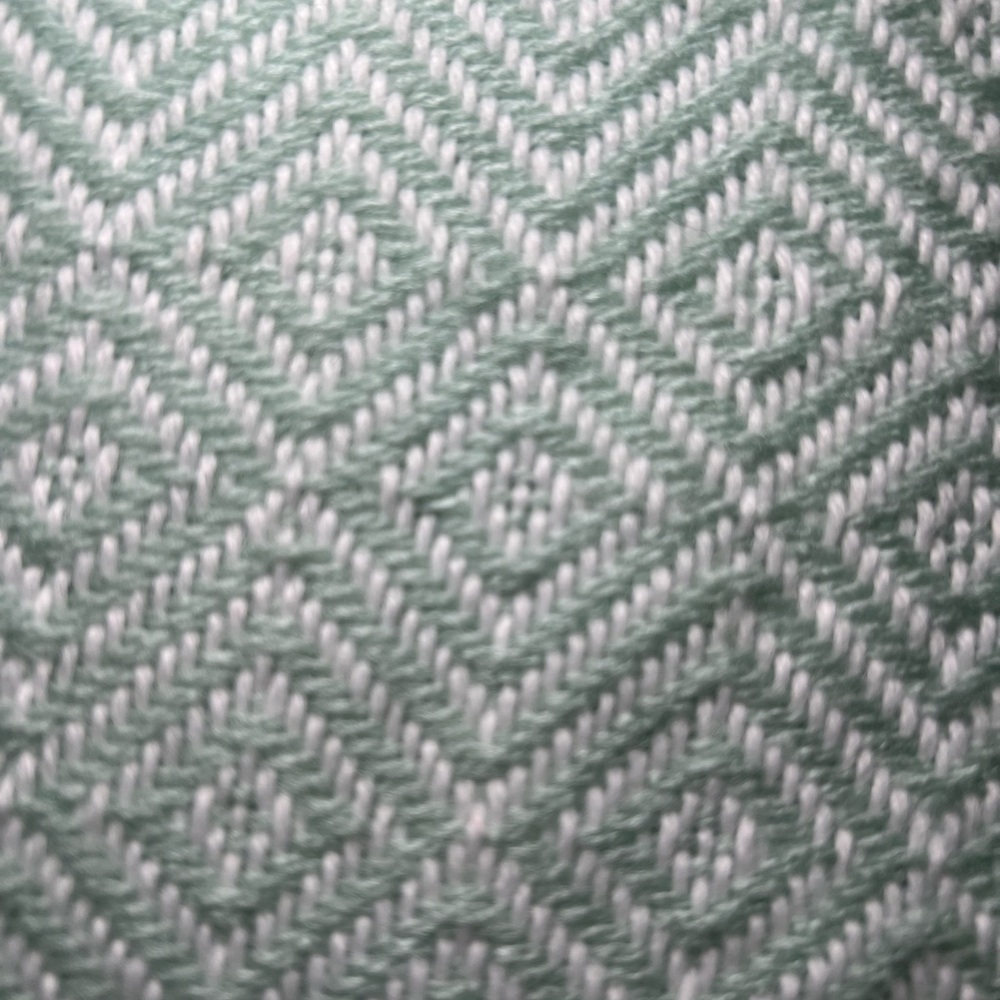 New Peruvian ALPACA Soft Throw Blanket Mint Sea Green Lightweight Alpaca Wool - Picture 7 of 9